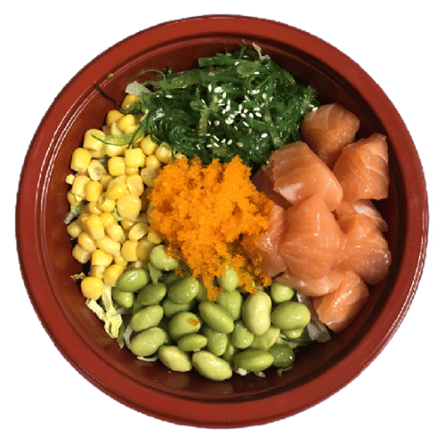 Salmon poke bowl