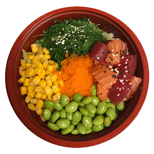 Sashimi mix poke bowl