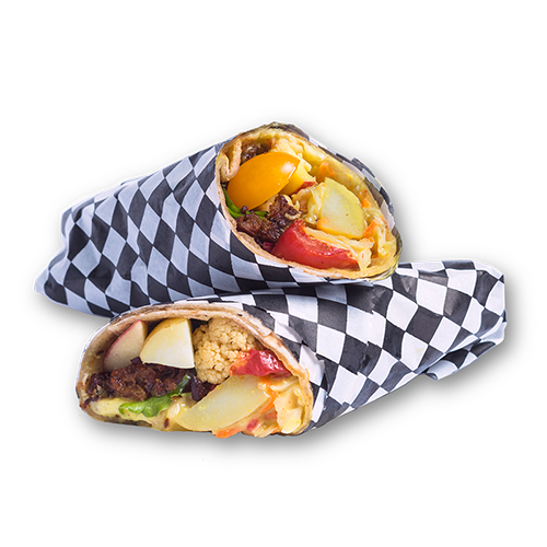 Bombay salad wrap