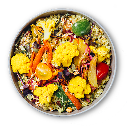 Curried cauliflower salad