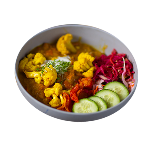 Curried cauliflower salad