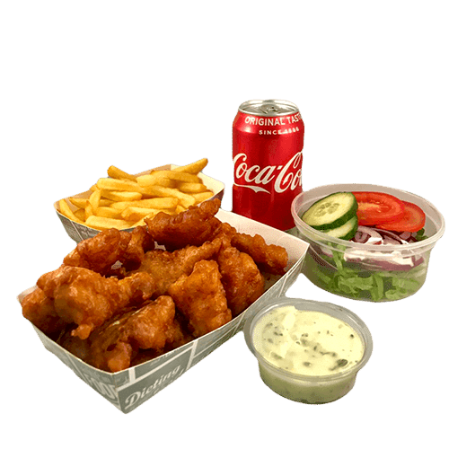 Kibbeling menu