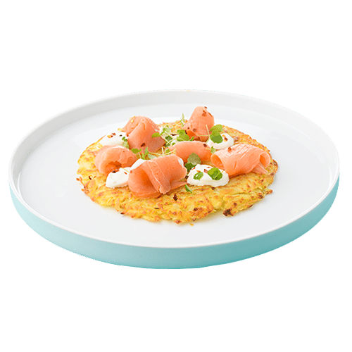 Smokey salmon pancake