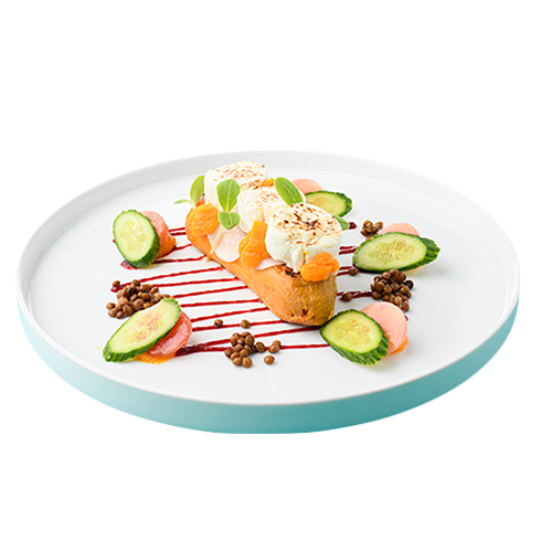 Creamy goat cheese sweet potato