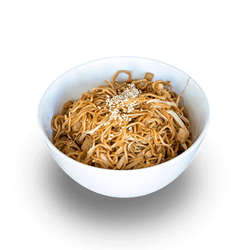 Fried noodles with bean sprouts