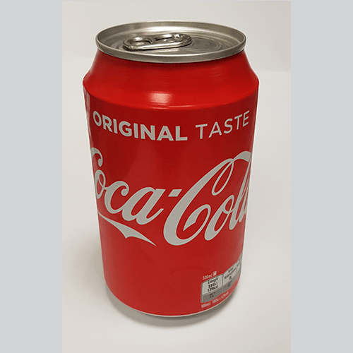 Blikje Coca Cola