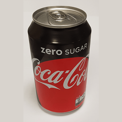Blikje Coca Cola zero