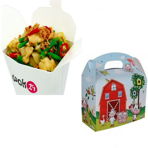 Kids tropical chicken + een kleine verrassing