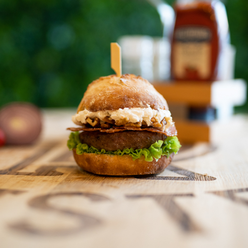 De geitenkaasburger