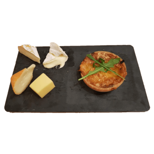 Homemade mini cheese quiche
