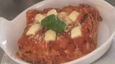 Pasta al forno provola e melanzane