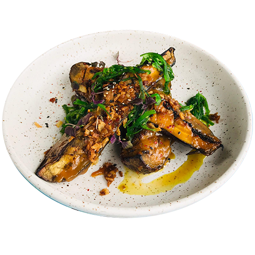 Caramelized aubergine
