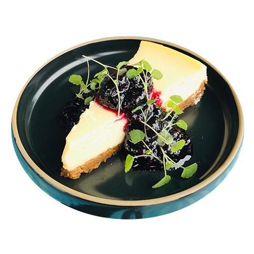 New York style baked cheesecake