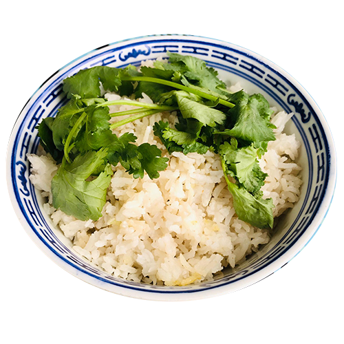 Fluffy coconut rice