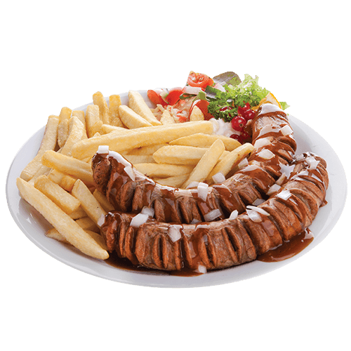 German grill sausage dish