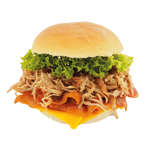 Pulled pork burger