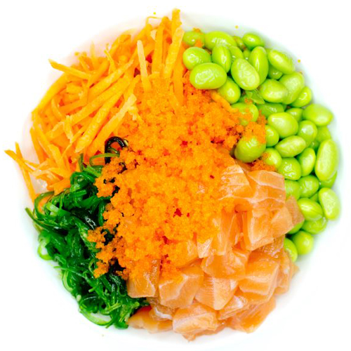 Classic salmon poké