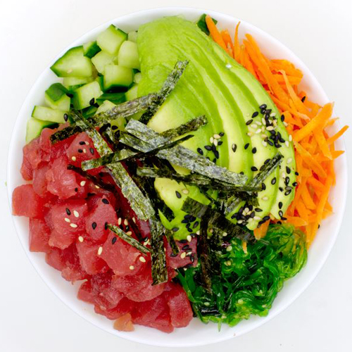 Classic tuna poké