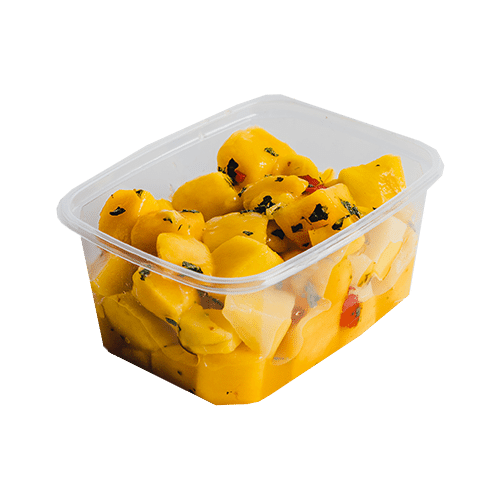 Bakje gemarineerde mango