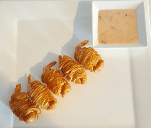 Garnaal-aardappelkroketjes