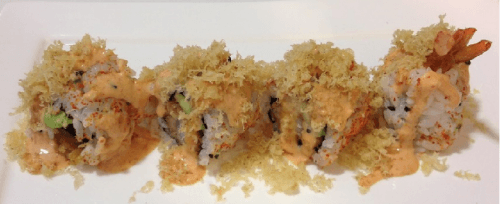 Spicy garnaal maki