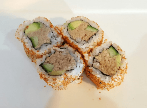Tonijn en avocado maki