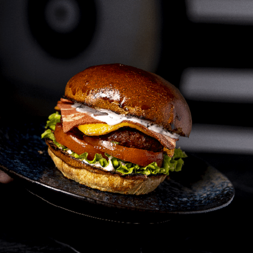Dirty vegan burger