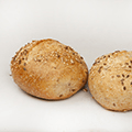 Organic whole grain bread roll