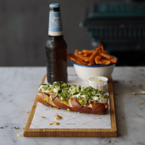 The funky fresh dog met Bullsmilk Weizen