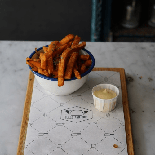 Zoete aardappel friet