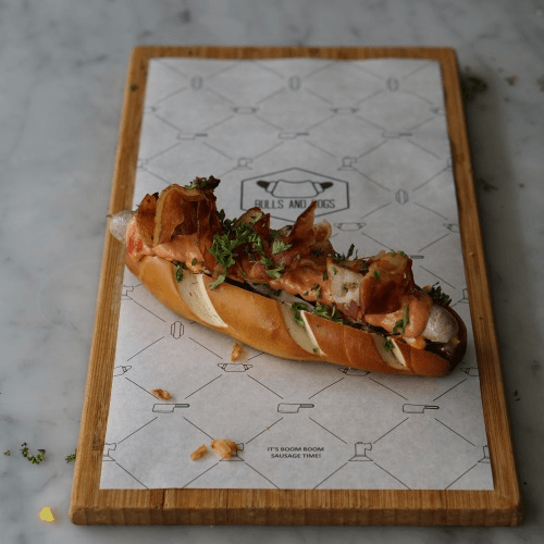The bourbon bacon dog
