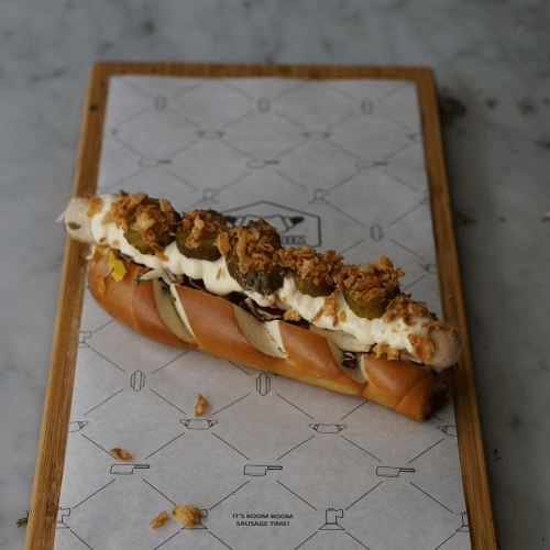 The Coney Island chicken dog
