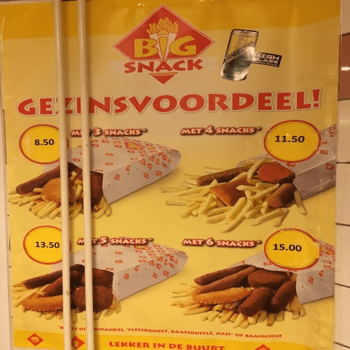 Snack box met 3 snacks