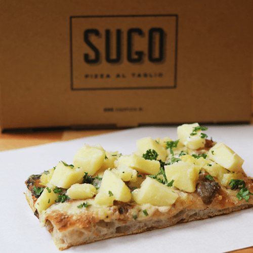 Pizza potato and truffle
