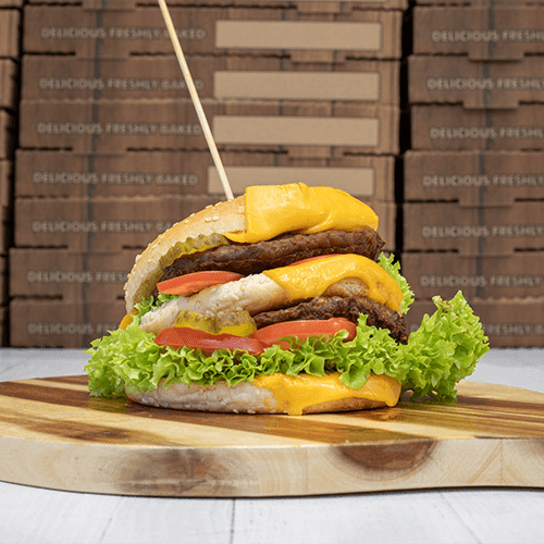Double cheeseburger