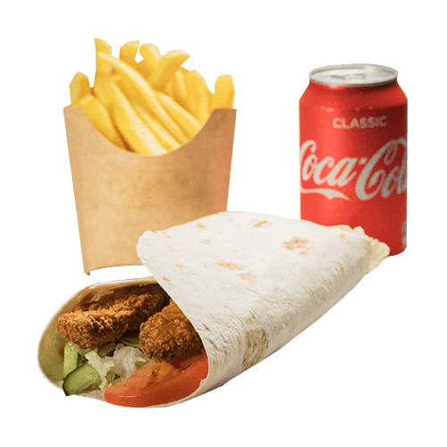 Wrap crispy chicken menu