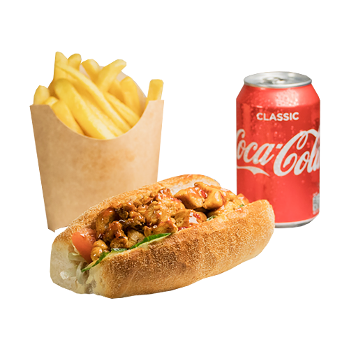 Broodje Hete kip menu