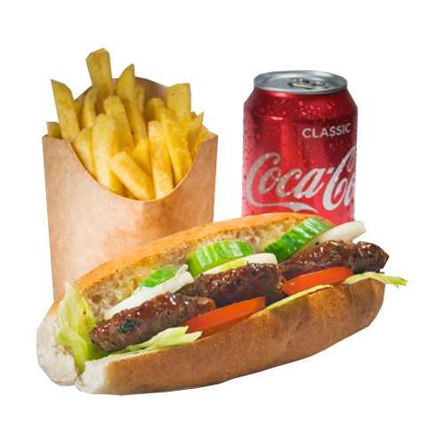 Broodje kefta menu