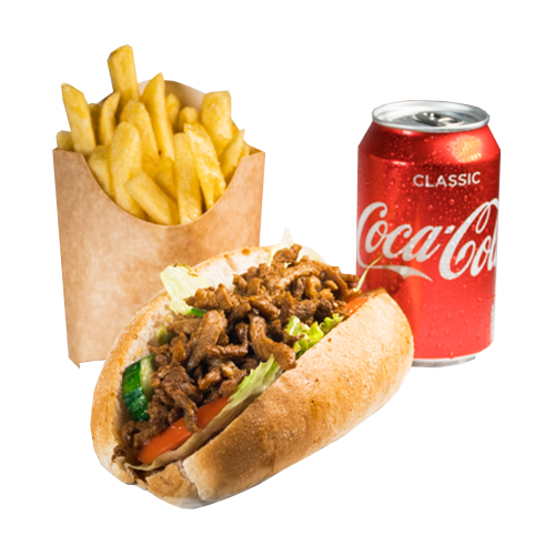 Broodje lamshoarma menu