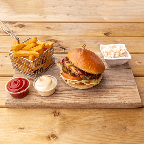 Bacon burger menu