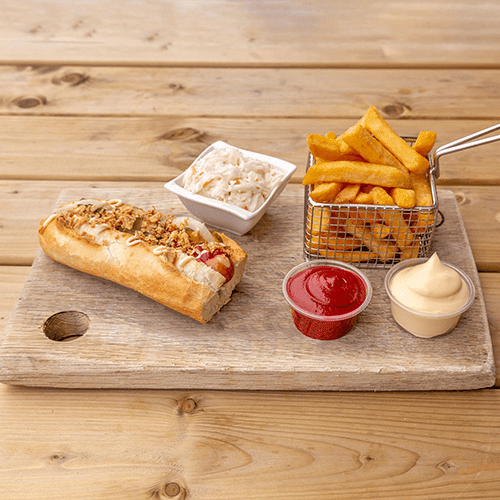 Hot dog menu