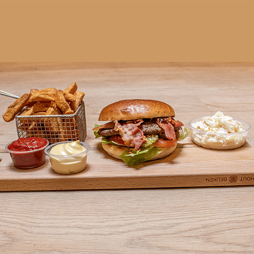 BBQ burger menu
