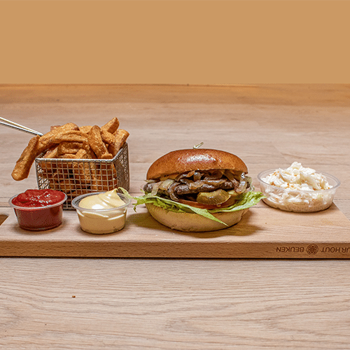 Mediterranean burger menu