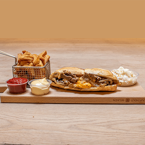 Philly cheese steak menu