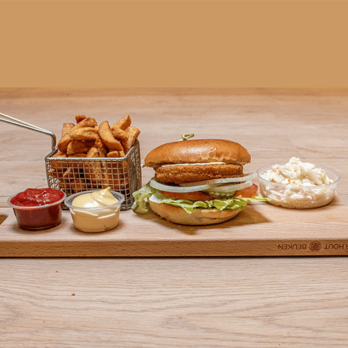 Veggie burger menu