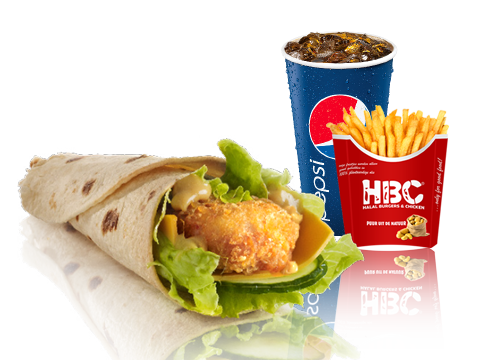 Chicken wrap menu