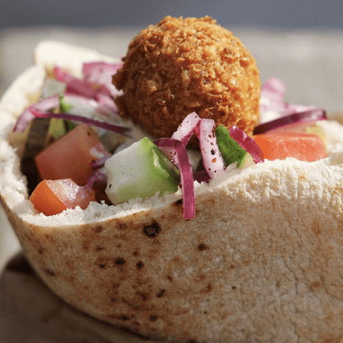 Pita falafel whole
