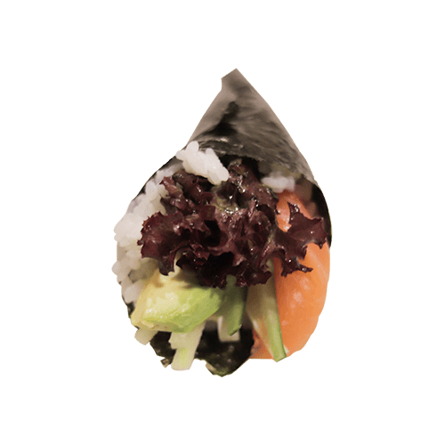 Sake temaki