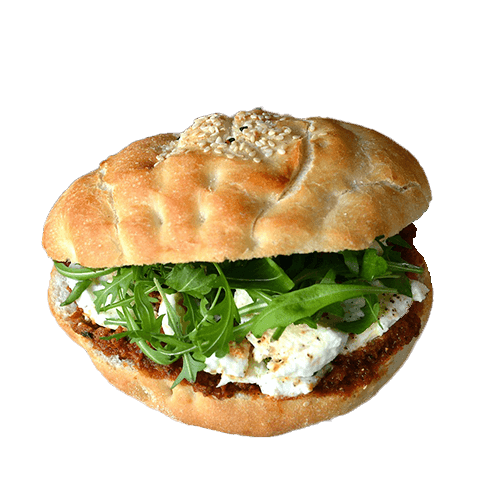 Buffalo mozzarella sandwich