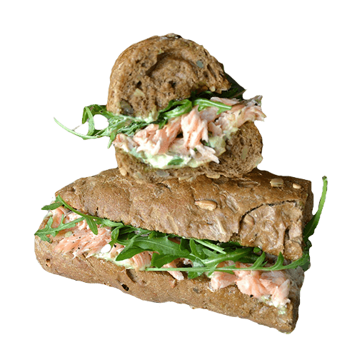 Broodje smokey salmon bearnaise